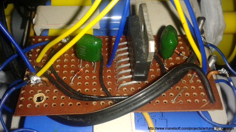 L298 DC Motor Driver Circuit